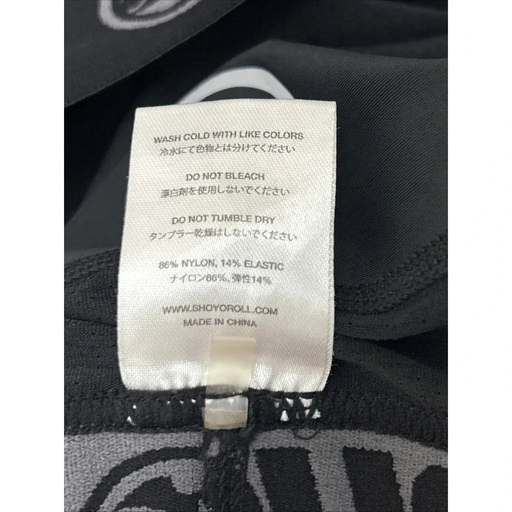 SHOYOROLL Men's Compression Black Training Ju Jitsu Shorts Tights Size XL